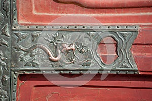 Dragon detail at the Forbidden City, Beijing, China