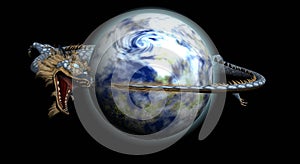 Dragon and earth