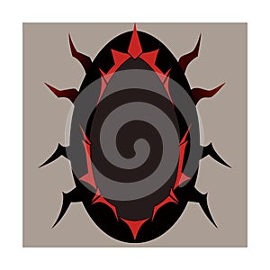 Dragon Egg Frame Set with Cracked Mystical Texture Borders