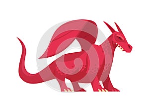 Dragon Flat Illustration