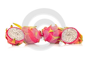 Dragon Fruit isolated against white background