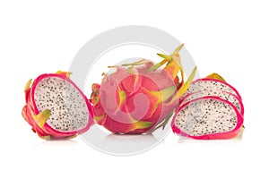 Dragon Fruit isolated against white background