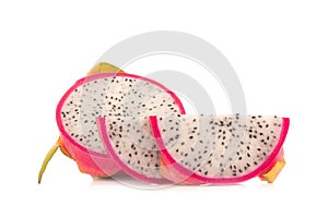 Dragon Fruit isolated against white background