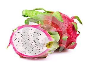 Dragon Fruit isolated on white