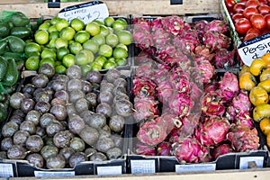 Dragon Fruit, Passionfruit and Limes