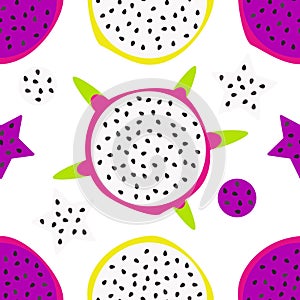 Dragon fruit pattern