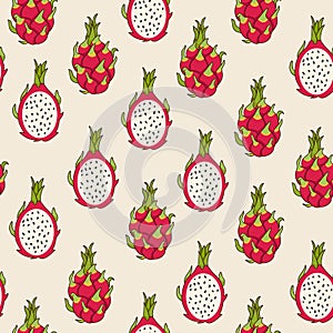 Dragon fruit pattern