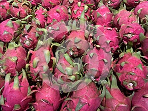 Dragon Fruits for Sale in Supermarket