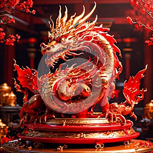 Dragon Lantern for celebrating Spring Festival