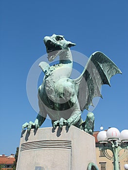 Dragon in Ljubljana