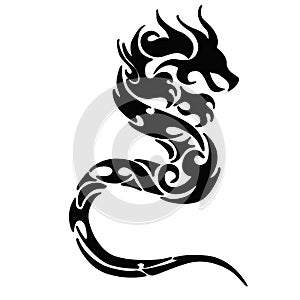 Dragon logo tatto photo