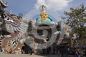 Dragon pagoda in Vietnam