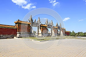 Dragon and Phoenix Gate in the Eastern Royal Tombs of the Qing D photo