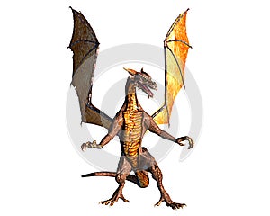 Dragon ready to attack