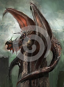 Dragon rider photo