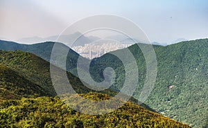 Dragon `s Back mountain trail, best urban hiking trail in Hong Kong