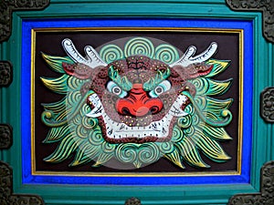 Dragon's Head in buddhist temple