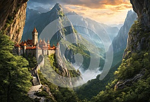 A dragon-s lair hidden in a mountain photo