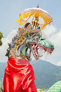 Dragon sculpture on Bali