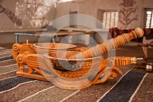 Dragon-shaped Bowl for Making Opium at Bishnoi