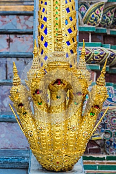 Dragon stairs grand palace Phra Mondop bangkok thailand