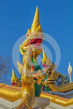 Dragon Statue at Wat Kaew Korawaram Temple