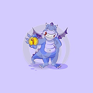 Dragon sticker emoticon business coin money