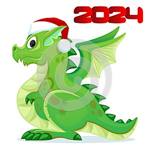 Dragon symbol of the new year 2024.