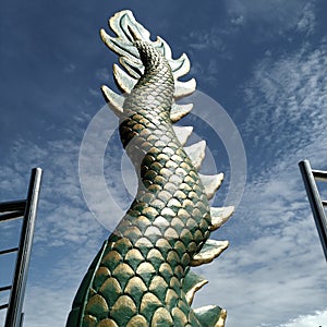 The Dragon Tail Statue in The Buton Island