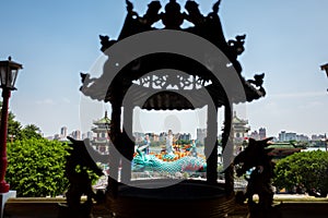 The Dragon and Tiger Pagoda in Kaohsiung