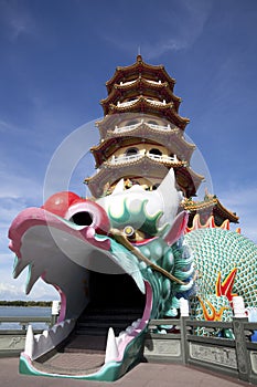 Dragon tower of kaohsiung photo
