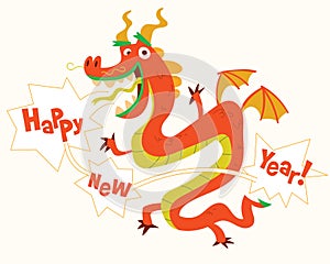 Dragon year. Happy New Year