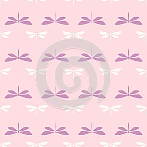 Dragonflies repeat pattern design