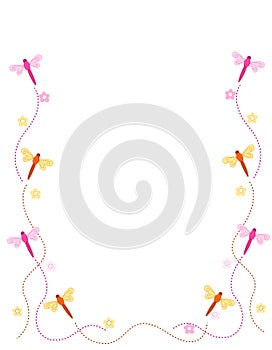 Dragonfly border / frame