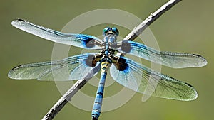 Dragonfly in a Detailed Close-Up and the Subtle Aesthetics of Nature.