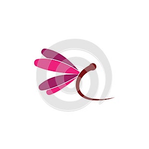 dragonfly logo icon vector template