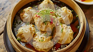 Dragons Breath Dumplings delicious of various. Generative Ai