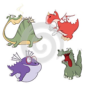 Dragons set Cartoon