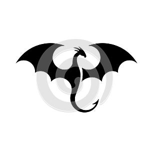 Dragons silhouette logo