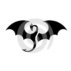 Dragons silhouette logo