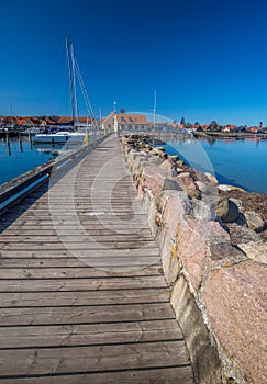 Dragor harbor of Denmark