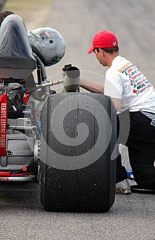 Dragster receiving service bef photo
