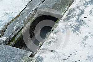 Drain covers have gone missing, possibly stolen from the roadside, leaving open hazards that pose risks to motorists and