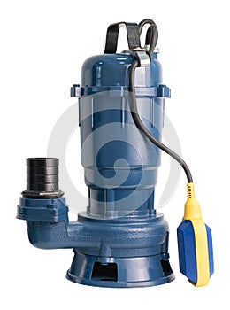 Drainage and Fecal submersible pump. Complete with float switch.