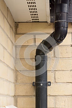 Drainage pipe, bend and clamp
