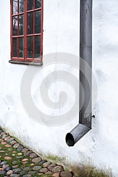 Drainpipe On The Wall