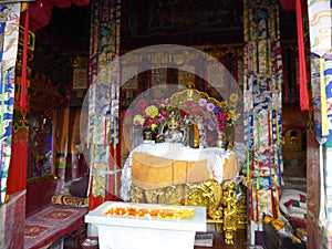 Drak yerpa hermitage cave monastery Tibet