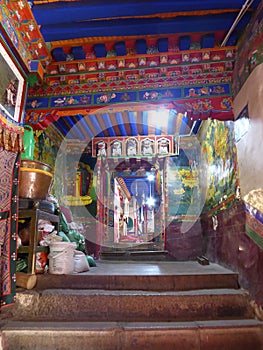 Drak yerpa hermitage cave monastery Tibet