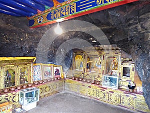 Drak yerpa hermitage cave monastery Tibet