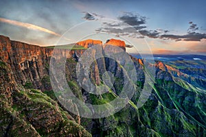 Drakensberg Amphitheatre in South Africa